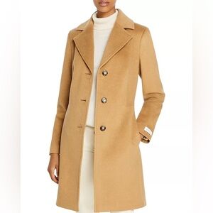 Calvin Klein Camel Coat wool blend size 2
